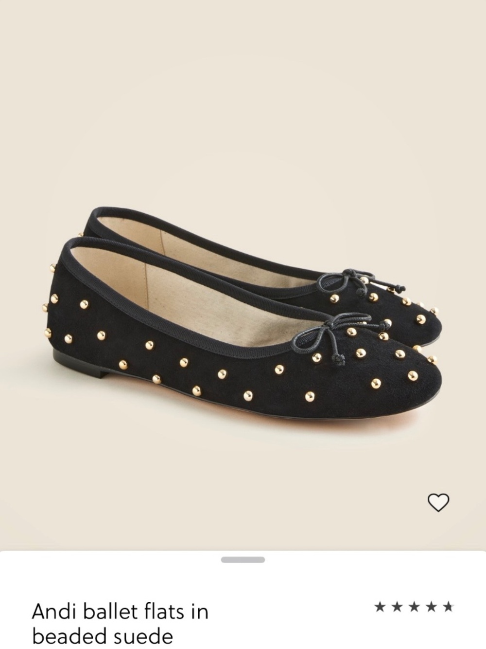 Jcrew suede ballet flats